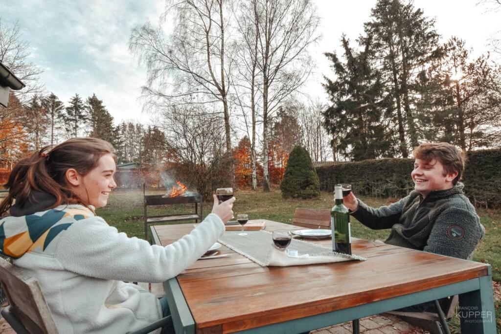 Le Heron 28Pers, Malmedy- Home Cinema, Balneo, Sauna, Jardin Экстерьер фото