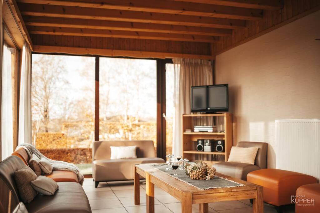 Le Heron 28Pers, Malmedy- Home Cinema, Balneo, Sauna, Jardin Экстерьер фото