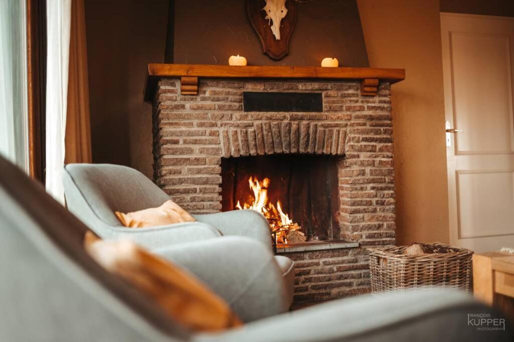 Le Heron 28Pers, Malmedy- Home Cinema, Balneo, Sauna, Jardin Экстерьер фото